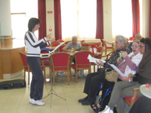 prove canto con Santa Chiara e ragazzi Mandria 005